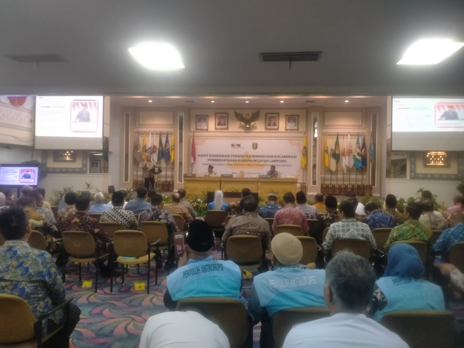 Rapat Koordinasi Pemberantasan Korupsi di Pemerintah Provinsi Lampung