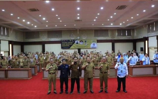 Unit Pengendalian Gratifikasi Pemerintah Provinsi Lampung bekerjasama  Forum Penyuluh Anti Korupsi (FPAK) Provinsi Lampung adakan Kegiatan Kuliah Umum Pencegahan Gratifikasi terkait Hari Raya
