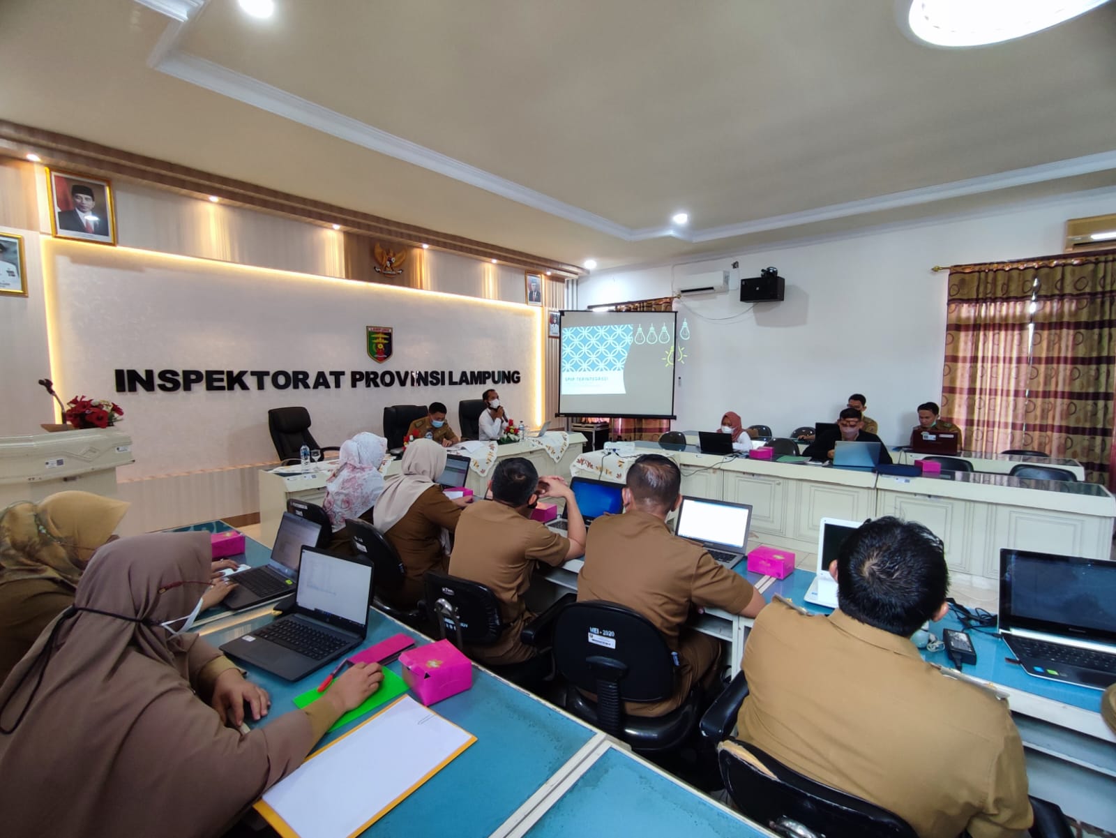 Inspektorat Provinsi Lampung adakan Bimbingan Teknis Penilaian Mandiri Maturitas Sistem Pengendalian Intern Pemerintah Tingkat Pemerintah Daerah Tahun 2022